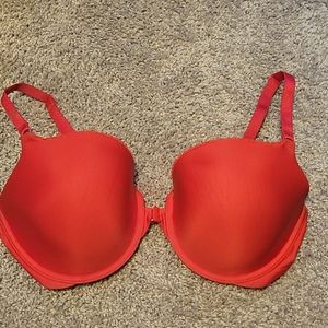 (2 for 25) Victoria's Secret front close red push up bra